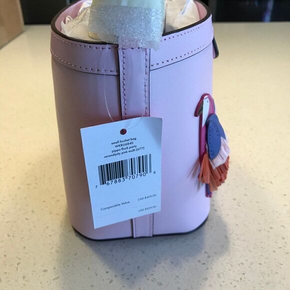 Kate Spade pippa flock party small bucket bag - Picture 7 of 13